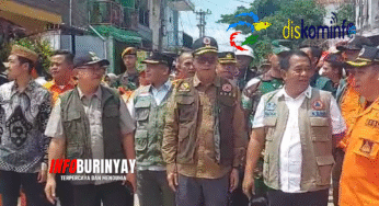 Sekda Bandung dan BNPB Tinjau Lokasi Bencana Angin Putih Beliung di Rancaekek