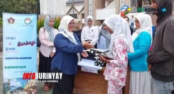 Semangat Ramadan Berbagi di Desa Pamekaran: IKWI dan DWP Diskominfo Bersatu Menyentuh Hati Masyarakat