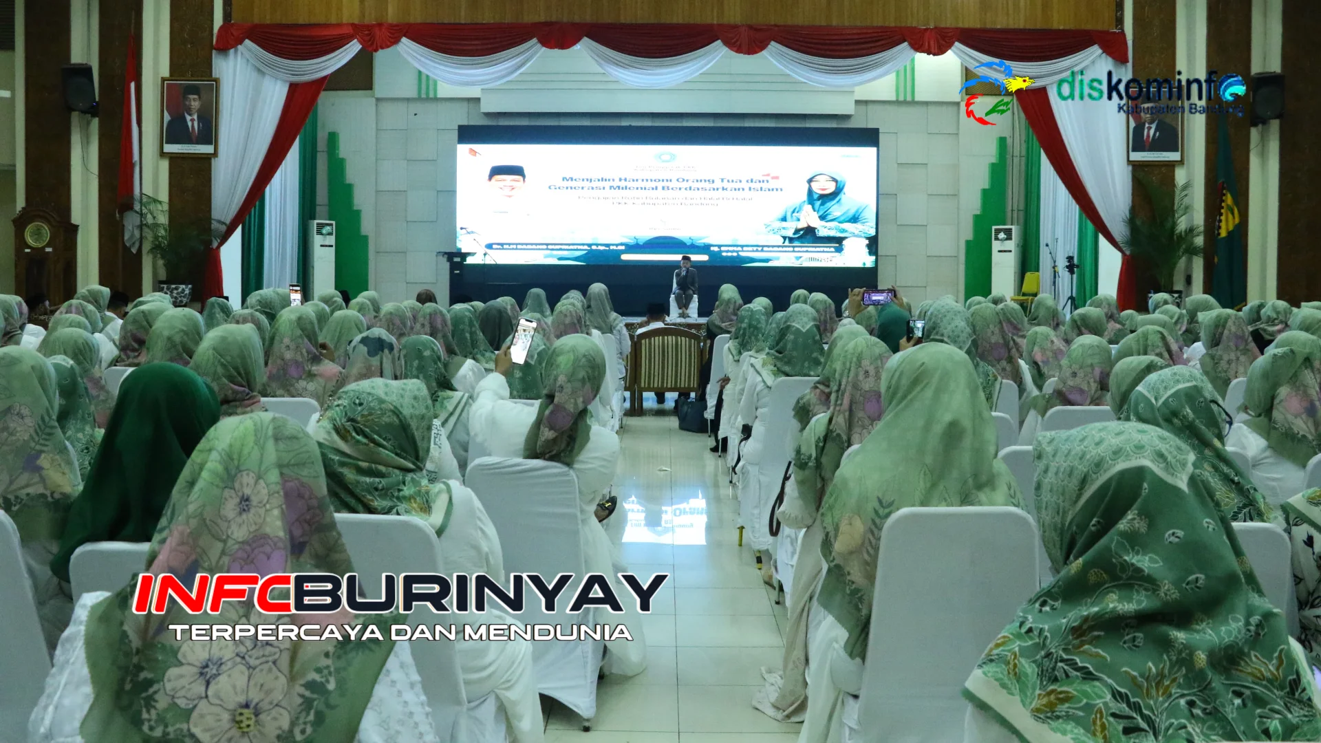 Pengajian Rutin TP PKK Kab. Bandung Dorong Peran Ibu dalam Mendidik Generasi Milenial