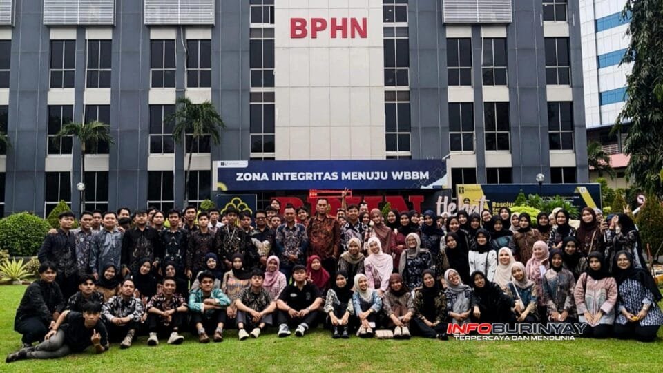 Mahasiswa Jurusan Hukum Tata Negara (Siyasah) Fakultas Syariah dan Hukum UIN Sunan Gunung Djati Bandung saat kunjungan akademik HTN Law Study Visit 2025 di Badan Pembinaan Hukum Nasional (BPHN) Jakarta.