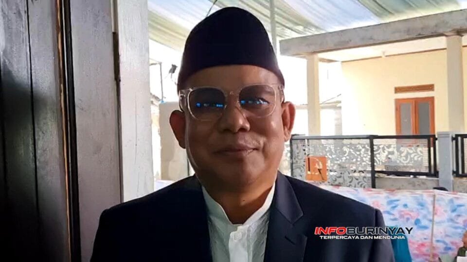 Dr. H. Cecep Suhendar, Ketua Komisi D DPRD Kabupaten Bandung, memberikan keterangan kepada media saat menghadiri Harlah NU ke-103 dan Harlah PRNU Bojongloa di Rancaekek.