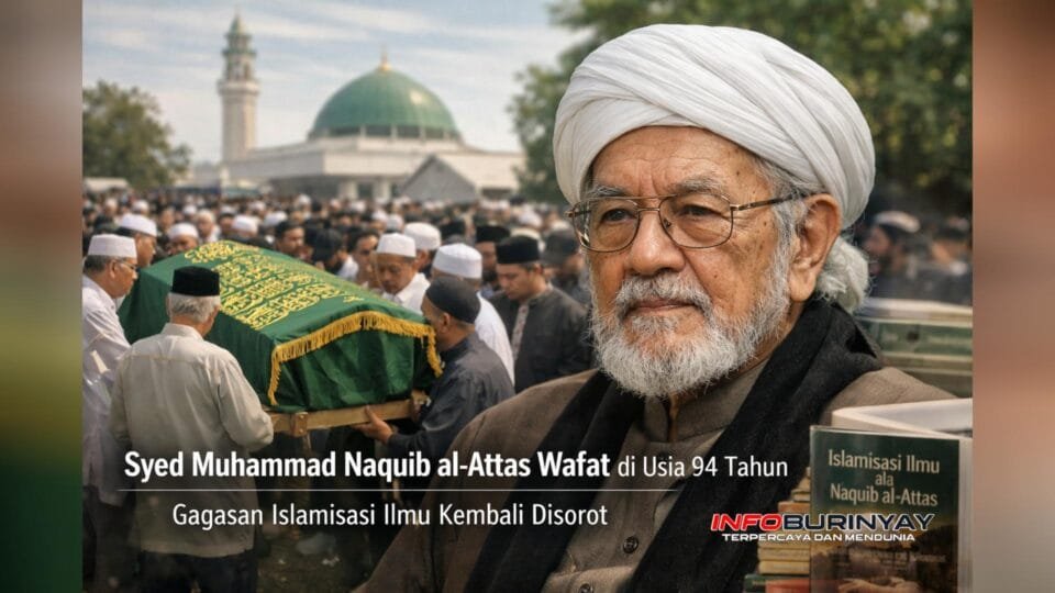 Potret cendekiawan Muslim dunia Syed Muhammad Naquib al-Attas yang wafat pada usia 94 tahun, dikenal sebagai penggagas konsep Islamisasi ilmu.