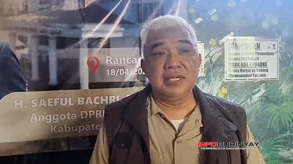 H. Saeful Bachri beri keterangan soal penanganan banjir Bandung di Rancaekek 2026