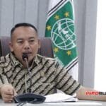 Ketua Forkoda PP DOB Jawa Barat, Dr. H. Rahmat Hidayat Djati, M.I.P saat menyampaikan aspirasi terkait percepatan pembentukan daerah otonomi baru dalam pertemuan bersama Fraksi PKB DPR RI di Jakarta.