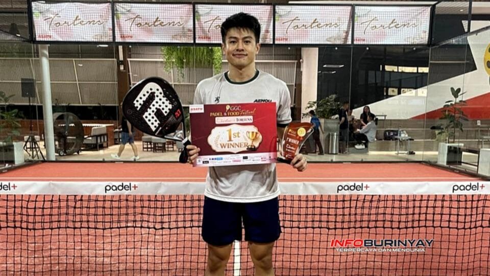 Renaldy Handani juara pertama GGC Padel & Food Festival Bandung 2026 di Padel Plus Pabrik Badjoe