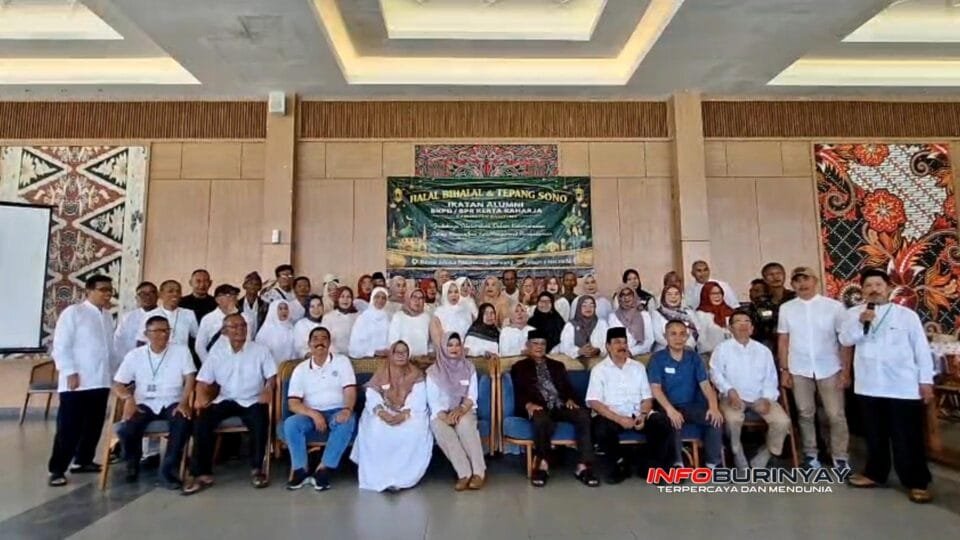 Suasana Halal Bihalal dan Tepang Sono alumni BKPDBPR Kerta Raharja Kabupaten Bandung di Soreang