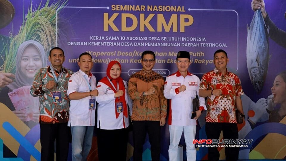 Bupati Bandung Dadang Supriatna menghadiri Seminar Nasional Koperasi Desa/Kelurahan Merah Putih (KDKMP) bersama 10 Asosiasi Desa Indonesia di Gedung Sasana Kriya TMII, Jakarta, membahas percepatan pembentukan KDMP untuk memperkuat ekonomi desa.