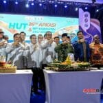 Bupati Bandung Dadang Supriatna bersama para kepala daerah menghadiri peringatan HUT ke-26 APKASI di Graha Bhineka Perkasa Jaya, Kabupaten Deli Serdang, Sumatera Utara, Rabu (1/7/2026).