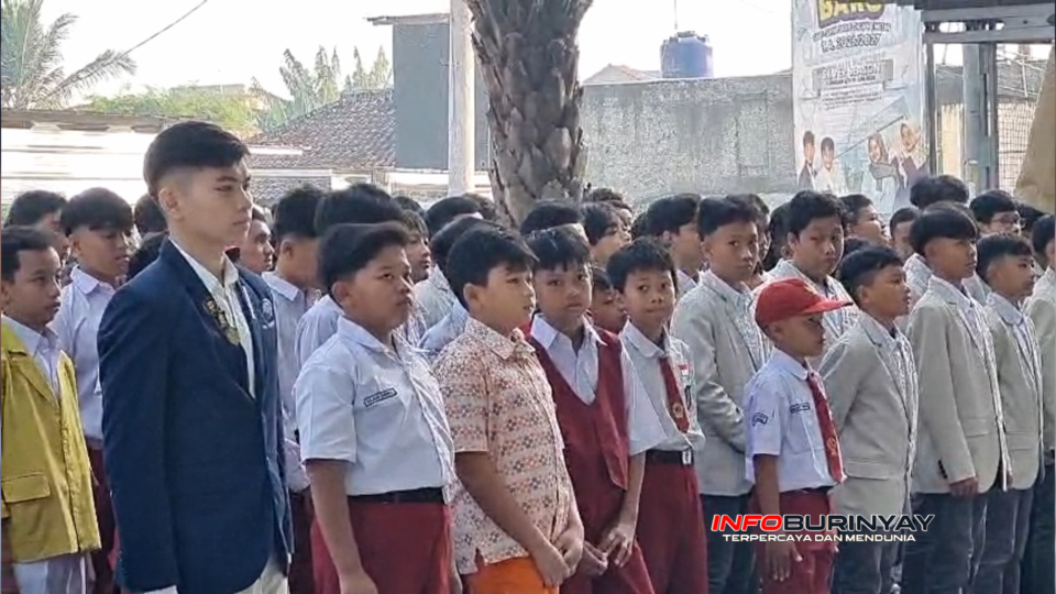 Student baru SMP-SMK Skye Digipreneur mengikuti pembukaan Student Orientation Program (SOP) Tahun Ajaran 2026/2027 di Kampus Skye Digipreneur, Rancaekek, Kabupaten Bandung.