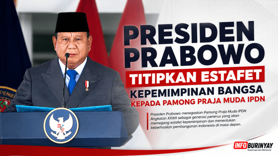 Presiden Prabowo Subianto menyampaikan amanat saat melantik Pamong Praja Muda IPDN Angkatan XXXIII Tahun 2026 di Kampus IPDN Jatinangor, Sumedang, Jawa Barat.