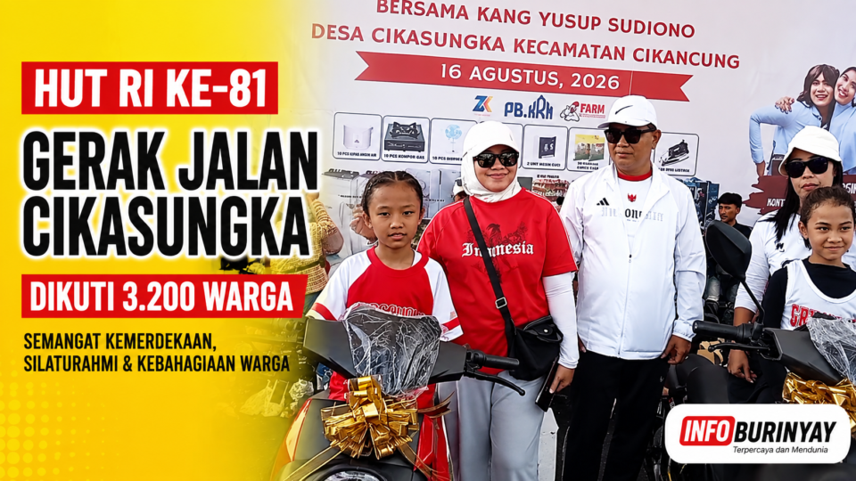 Gerak Jalan Cikasungka diikuti 3.200 warga dalam perayaan HUT RI ke-81