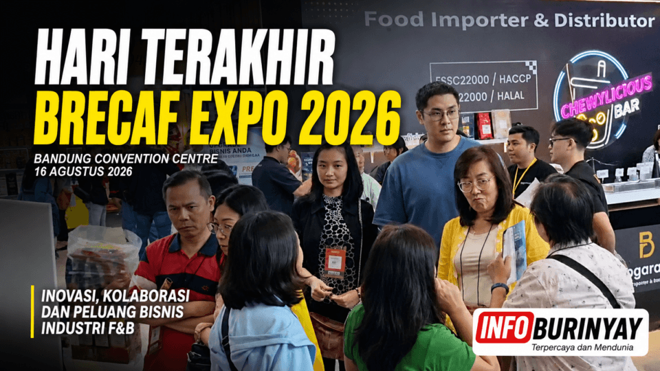 Brecaf Expo 2026 Bandung dipadati pengunjung pada hari terakhir pameran industri F&B