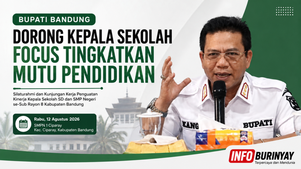 Bupati Bandung Dorong Kepala Sekolah Tingkatkan Mutu Pendidikan di Sub Rayon 8