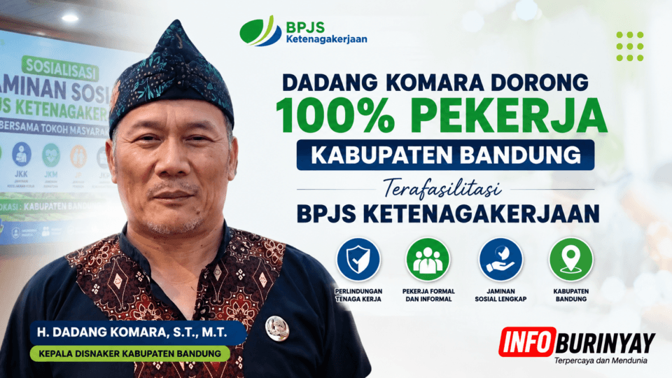 Dadang Komara dorong 100 persen pekerja Kabupaten Bandung terlindungi BPJS Ketenagakerjaan