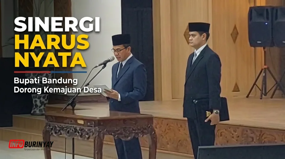 Bupati Bandung Dadang Supriatna menyampaikan pesan tentang sinergi Kades dan BPD