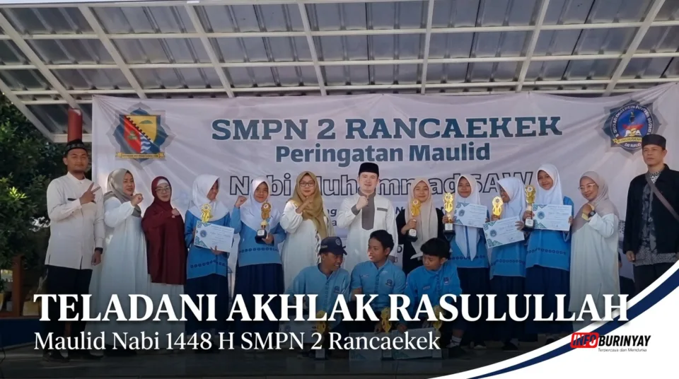 Maulid Nabi 1448 H SMPN 2 Rancaekek, siswa didorong meneladani akhlak Rasulullah