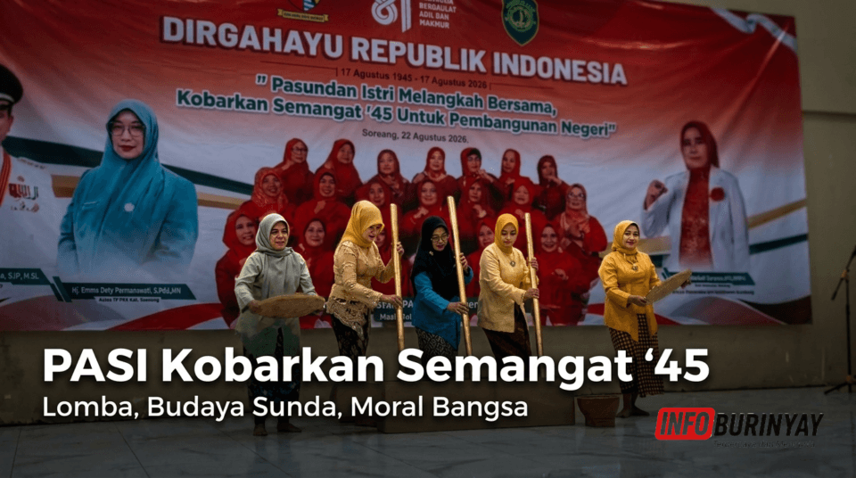 PASI Kabupaten Bandung menggelar lomba dan kegiatan budaya Sunda untuk memeriahkan HUT RI ke-81.