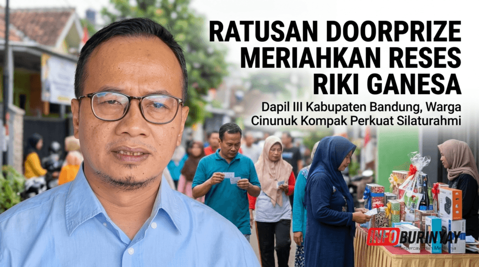 Riki Ganesa gelar reses Dapil III Kabupaten Bandung di Cinunuk, ratusan doorprize meriahkan warga