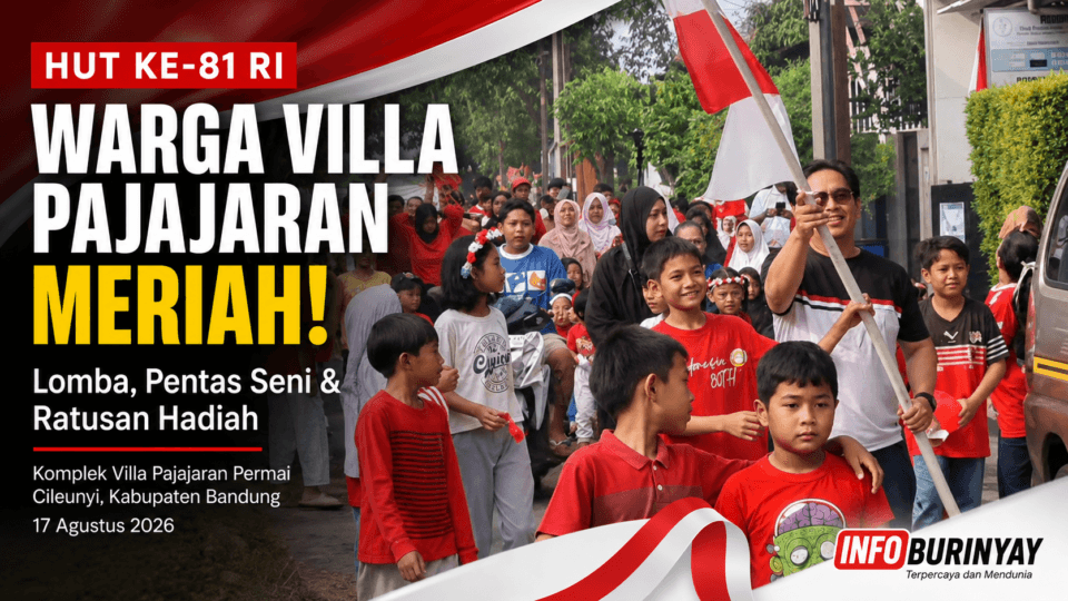 Warga Villa Pajajaran Permai meriahkan HUT ke-81 RI dengan pawai, lomba dan kegiatan kemerdekaan di Cileunyi Bandung