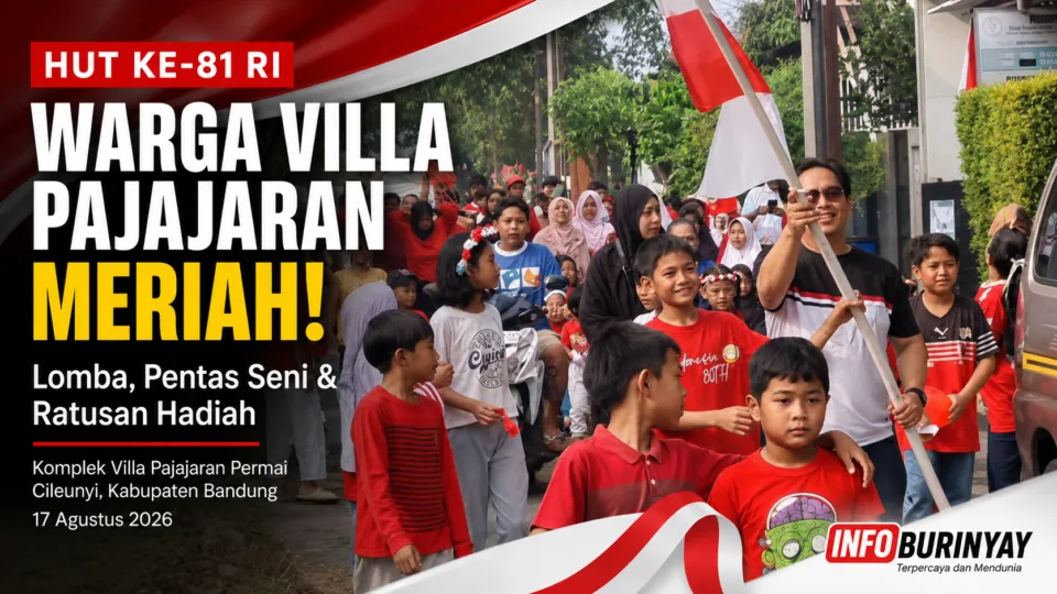 Warga Villa Pajajaran Permai meriahkan HUT ke-81 RI dengan pawai, lomba dan kegiatan kemerdekaan di Cileunyi Bandung