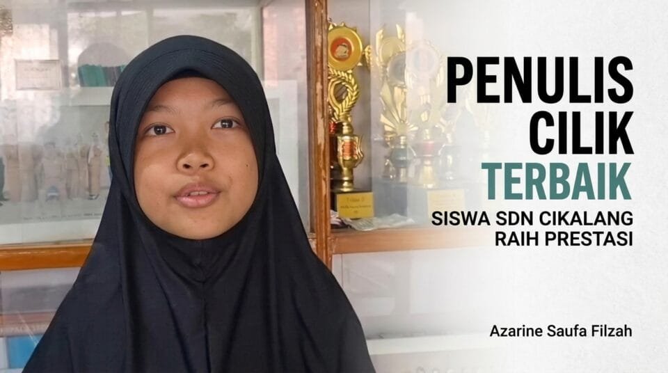 Azarine Saufa Filzah raih penulis cilik terbaik Kabupaten Bandung 2026