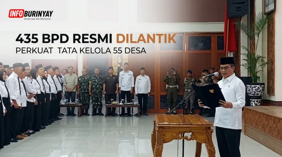 Bupati Bandung Dadang Supriatna melantik 435 anggota BPD Kabupaten Bandung
