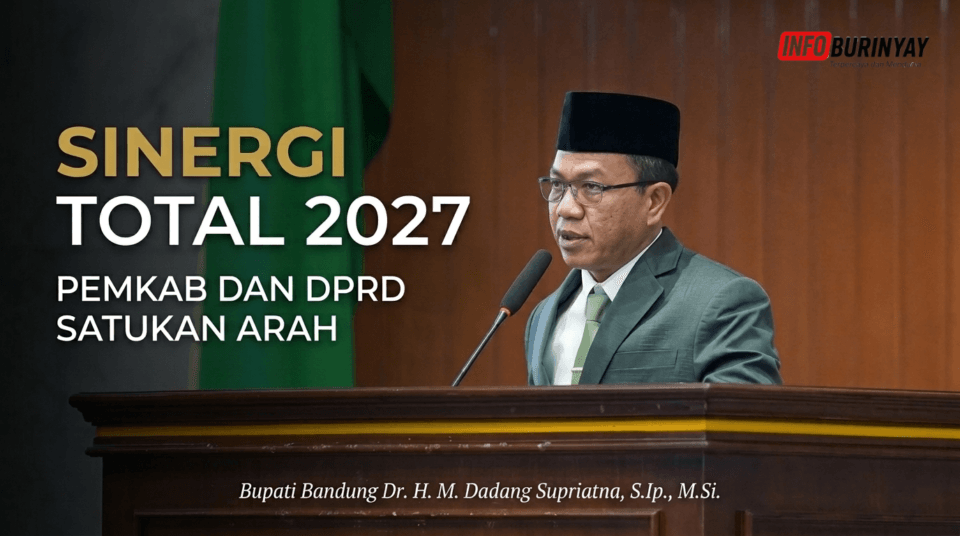 Bupati Bandung Dadang Supriatna menyampaikan RAPBD 2027 di DPRD Kabupaten Bandung