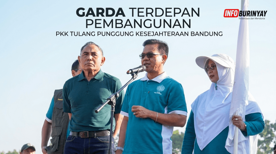 Bupati Bandung Dadang Supriatna saat menyampaikan arahan dalam Jambore Kader PKK Kabupaten Bandung 2026