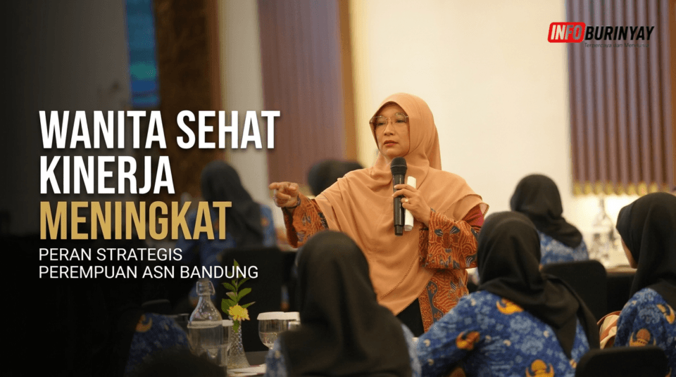 Ketua TP PKK Kabupaten Bandung Emma Dety Permanawati menyampaikan materi kesehatan dan peran perempuan ASN