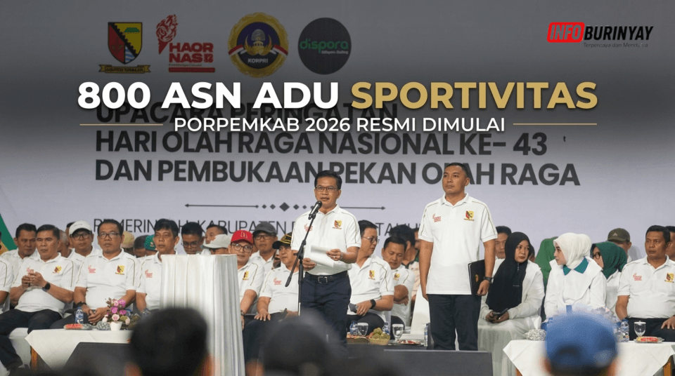 Bupati Bandung Dadang Supriatna saat membuka PORPEMKAB 2026