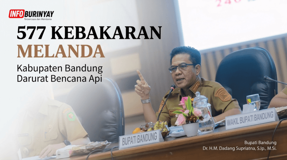 Bupati Bandung Dadang Supriatna memberikan arahan terkait antisipasi kebakaran dan krisis air saat kemarau 2026.