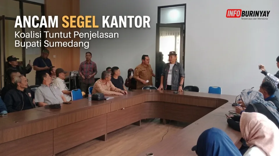 Koalisi 99 Peduli Sumedang saat audiensi terkait isu Wakil Bupati Sumedang