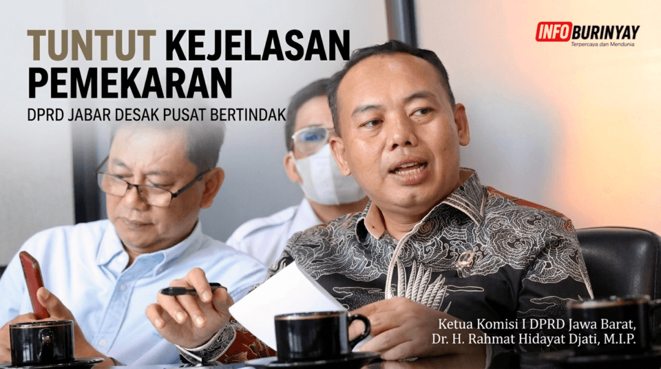 Ketua Komisi I DPRD Jawa Barat Rahmat Hidayat Djati menjelaskan kebijakan moratorium pemekaran daerah