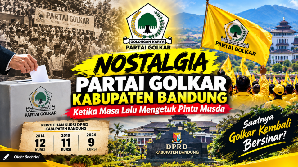Nostalgia Partai Golkar Kabupaten Bandung menjelang Musda, di tengah perubahan perolehan kursi DPRD 2014–2024