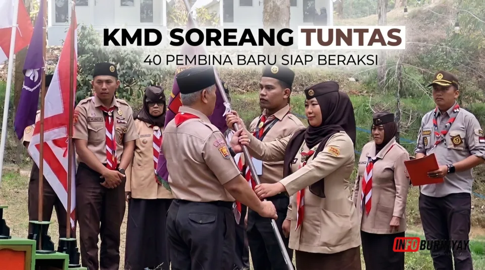 Kegiatan penutupan KMD Angkatan 344 Kwarran Soreang