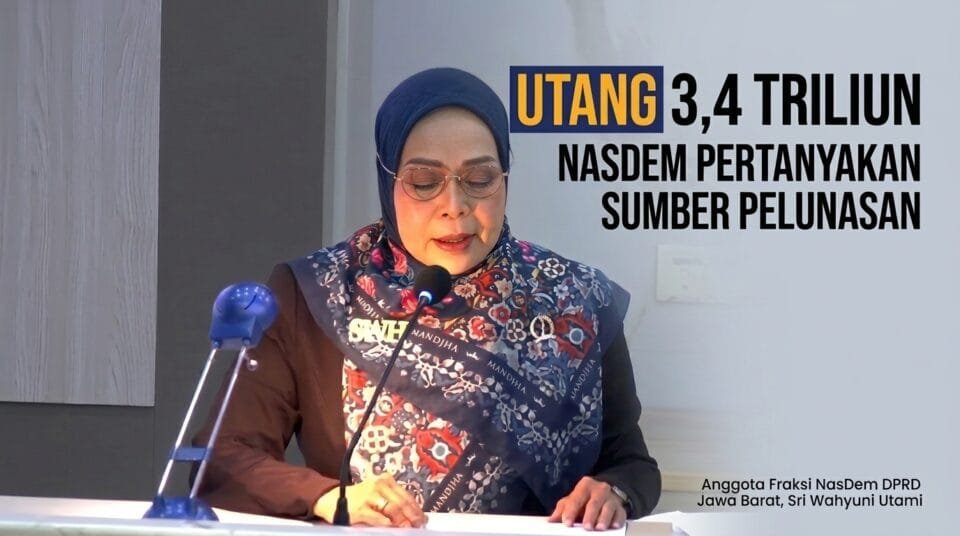 Sri Wahyuni Utami soroti utang Jabar Rp3,4 triliun dalam sidang paripurna DPRD Jawa Barat