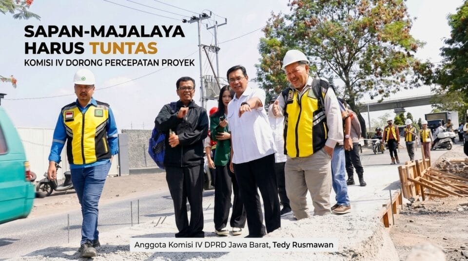 Tedy Rusmawan Dorong Jalan Sapan–Majalaya Rampung Lebih Cepat