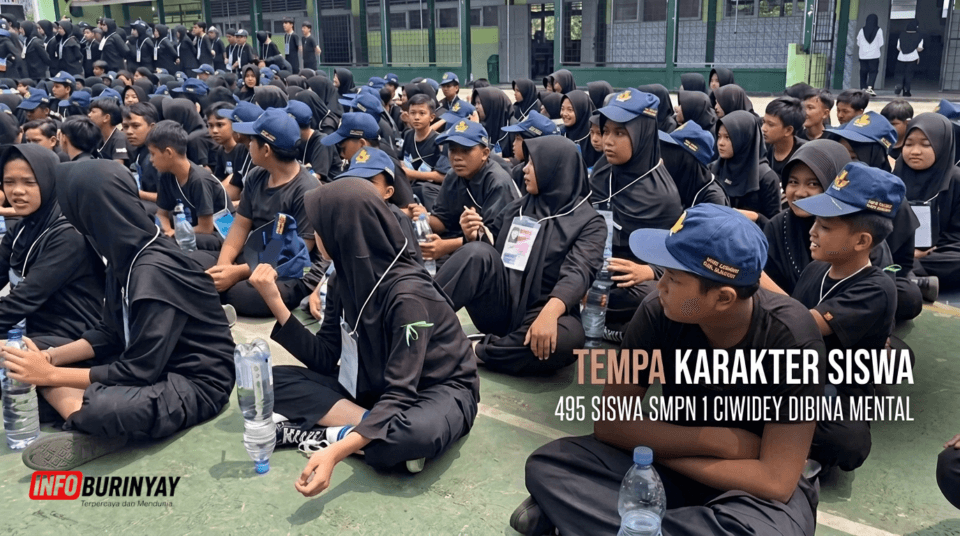 495 siswa SMPN 1 Ciwidey mengikuti Camping Pendidikan Dasar CPD untuk membangun karakter dan kemandirian