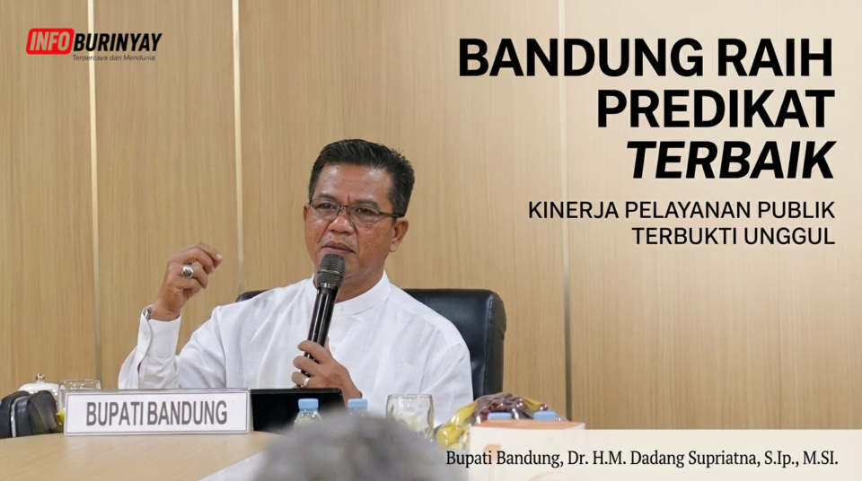 Dadang Supriatna Perkuat Layanan Digital, Pemkab Bandung Raih Predikat Sangat Baik 2026
