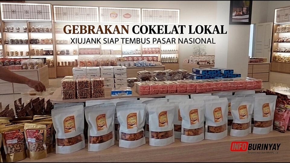 Gerai XIUJANK Chocolate di Pasirjambu, Kabupaten Bandung, pusat cokelat lokal dan produk UMKM