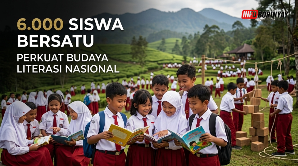 Jambore LEKSAM BEDAS 2026 diikuti 6.000 siswa SD untuk meningkatkan literasi dan numerasi di Kabupaten Bandung