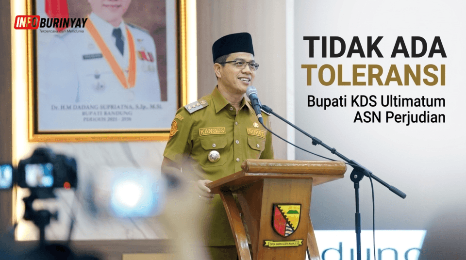 Bupati Bandung KDS Tegaskan Tak Ada Toleransi untuk ASN Terlibat Judi Online
