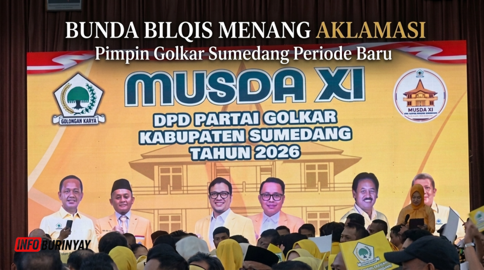 Musda XI Golkar Sumedang menetapkan Yuslita Bilqis sebagai ketua secara aklamasi