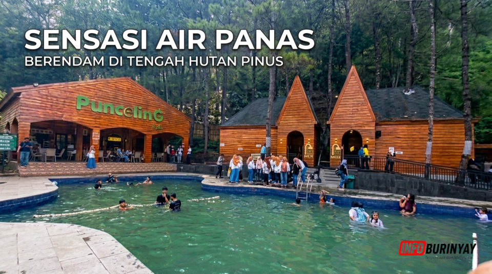 Punceling Park Rancabali menawarkan wisata air panas dan rekreasi keluarga di tengah hutan pinus Bandung Selatan