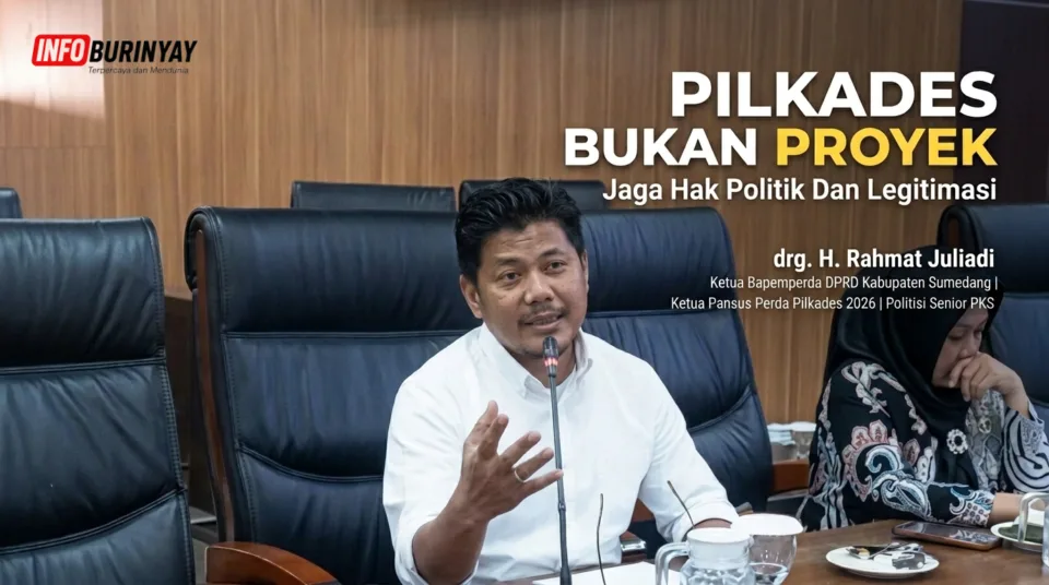 drg. H. Rahmat Juliadi soroti kesiapan e-voting Pilkades Sumedang 2026