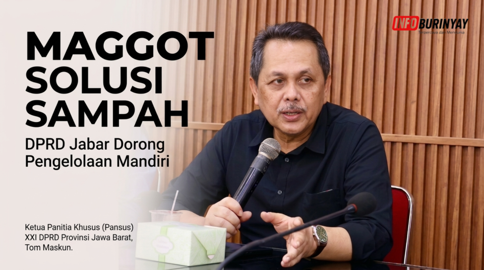 Ketua Pansus XXI DPRD Jabar Tom Maskun dorong dukungan pemerintah untuk budidaya maggot dan pengelolaan sampah mandiri.