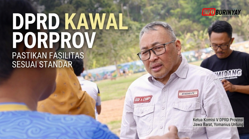 Ketua Komisi V DPRD Jabar Yomanius Untung kawal kesiapan venue Porprov 2026
